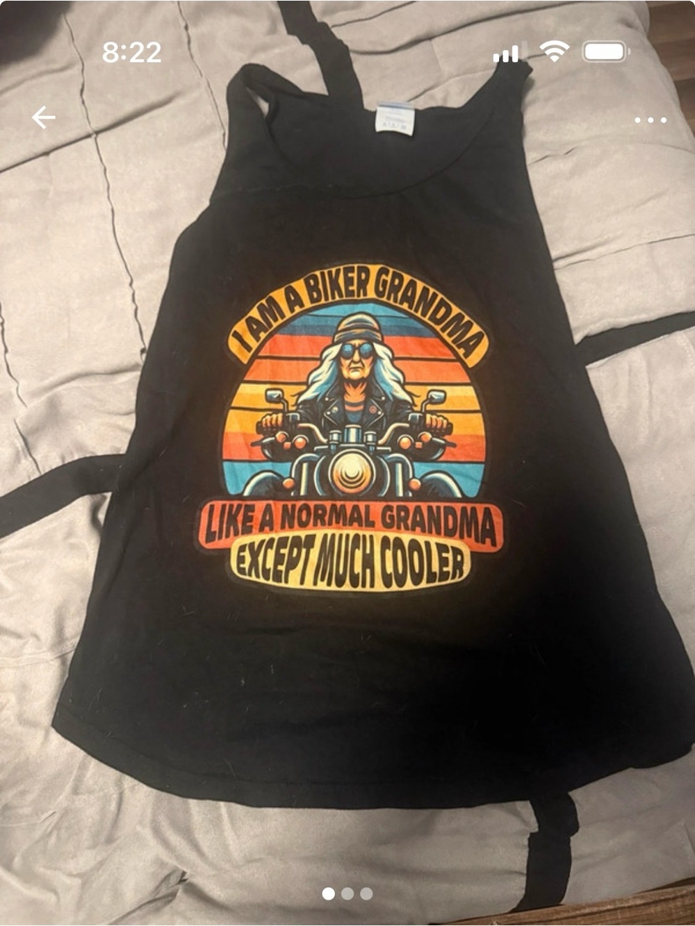 Black Graphic tank top